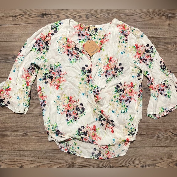 NWT Kori oversized boho top size large - Picture 1 of 2